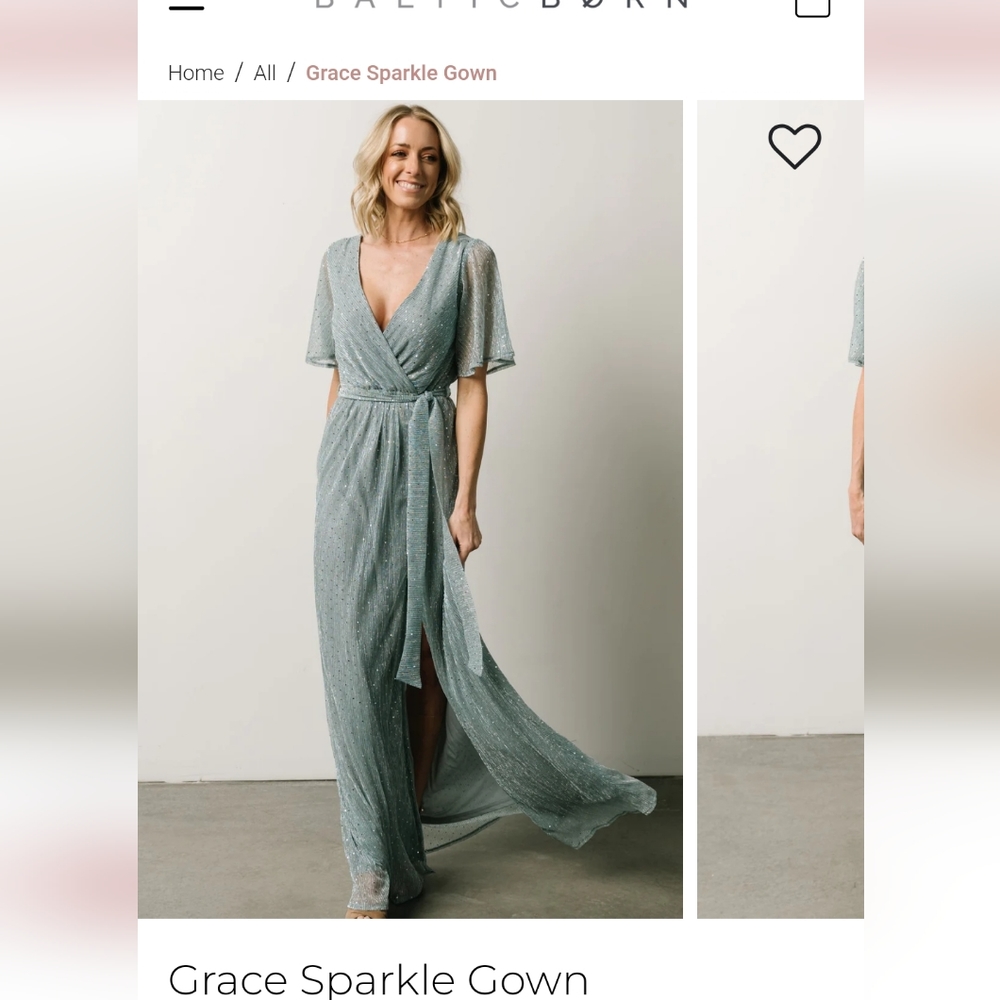 Grace Sparkle gown baltic born